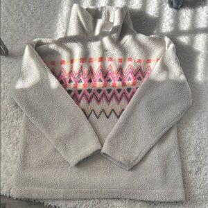 Cozy Cream Patterned Women's Sweater